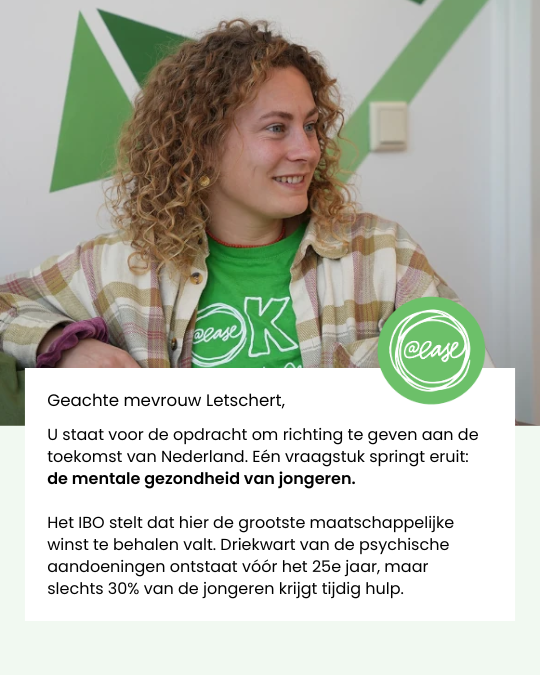 Oproep aan informateur: investeer in first-stop hulp voor jongeren